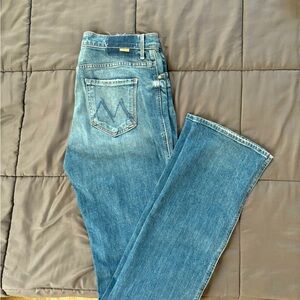 Mother High Waisted Smokin Double Heel Jeans